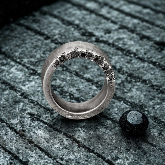 Moissanite Constructed Band