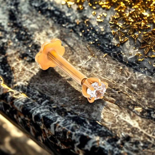 21k Gold Nosepin